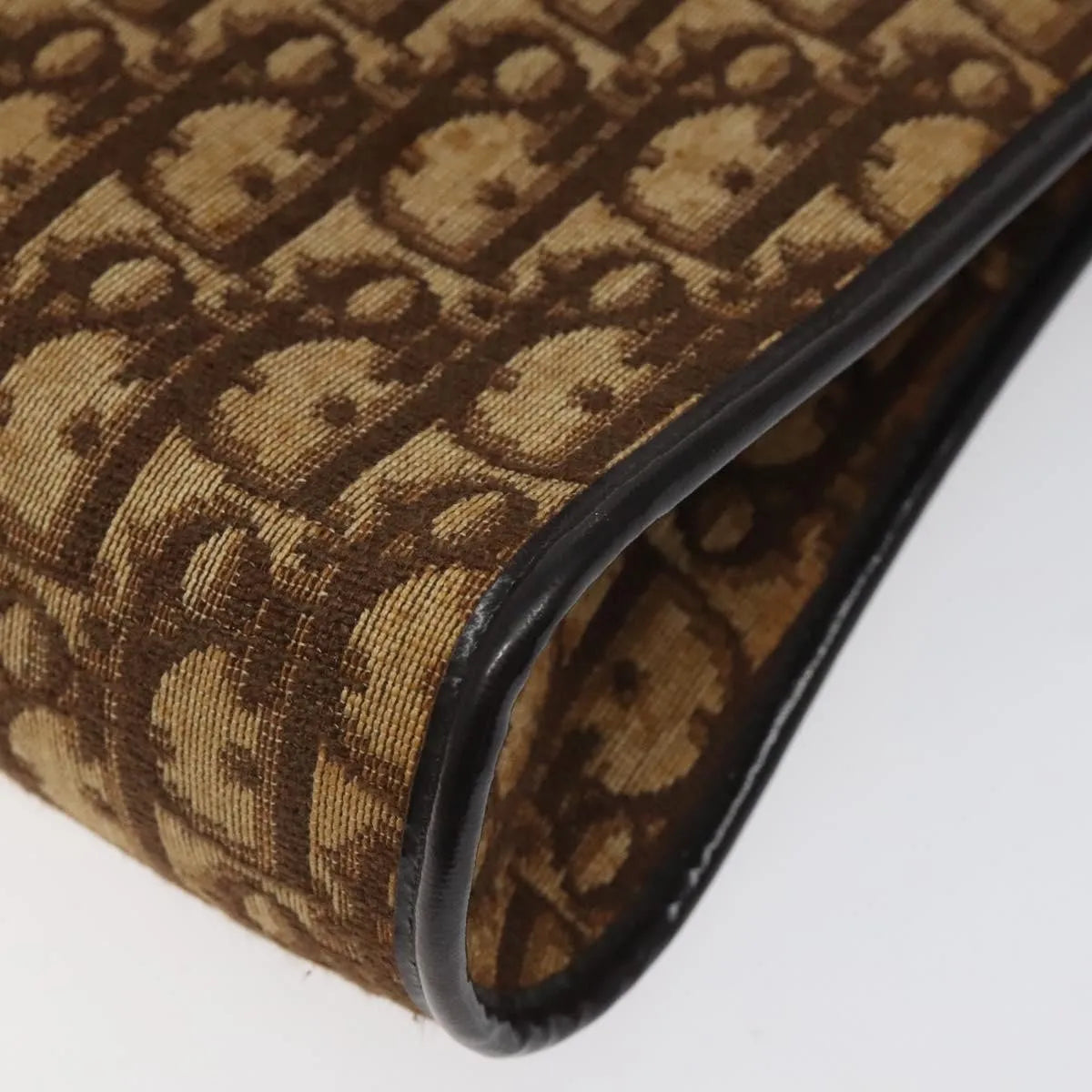 Christian Dior Vintage Trotter Canvas, Brown, Canvas, Shoulder Bag