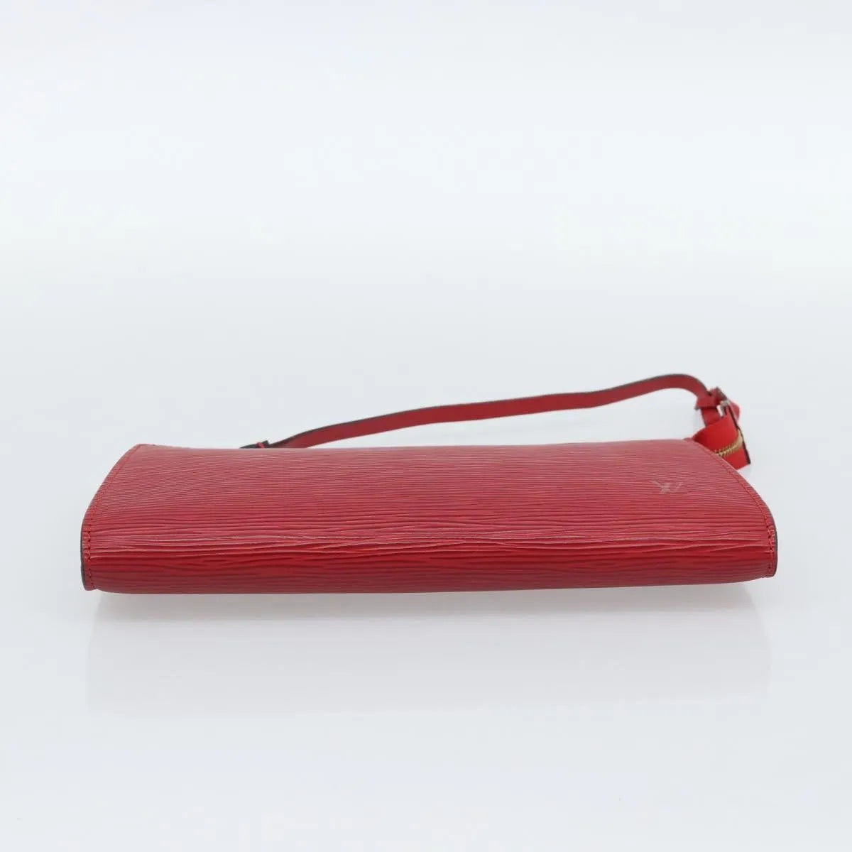 Louis Vuitton Pochette Accessoires Epi, Red, Leather, Clutch