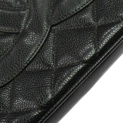 Chanel Medallion Tote Quilted Caviar, Black, Leather, Tote Bag