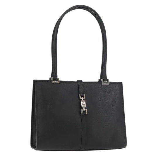 Gucci Jackie Tote Guccissima Leather, Black, Leather, Handbag