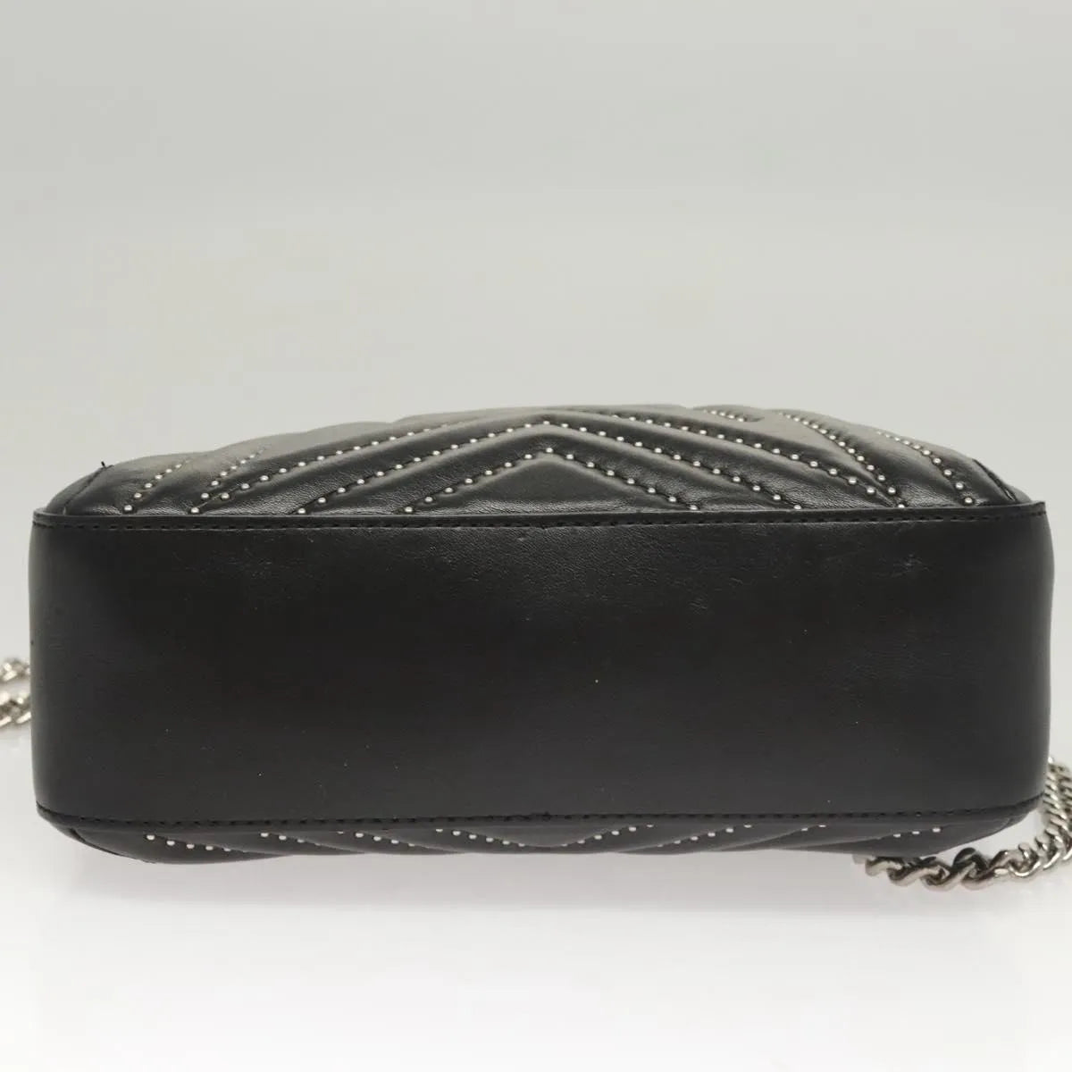 Stella McCartney Stella Star Camera Quilted Faux Leather, Black, Synthetic, Shoulder Bag