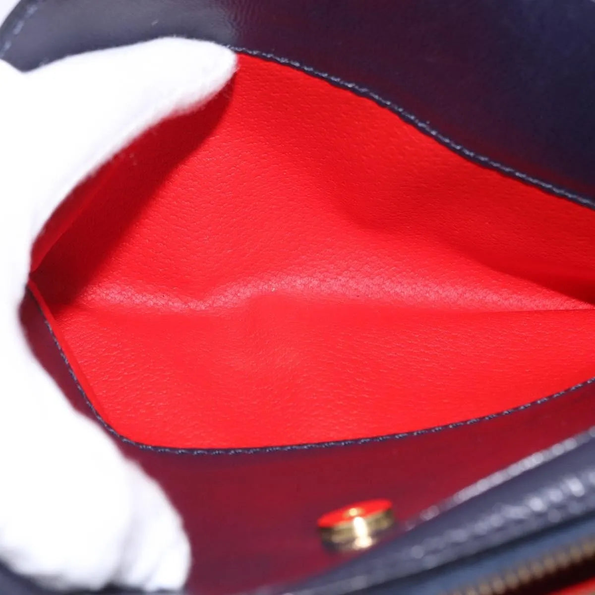 Celine Vintage Leather, Navy, Leather, Shoulder Bag