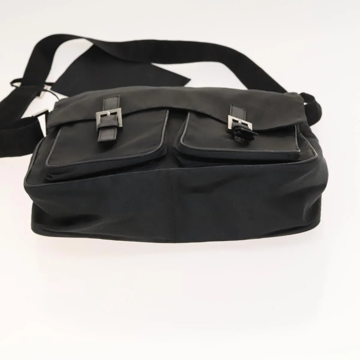 Fendi Vintage Nylon, Black, Nylon, Shoulder Bag