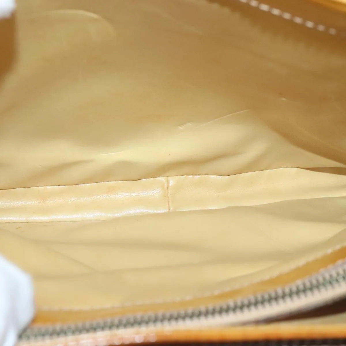 Celine Shoulder bag circle logo Patent leather, Camel, Patent Leather, Shoulder Bag