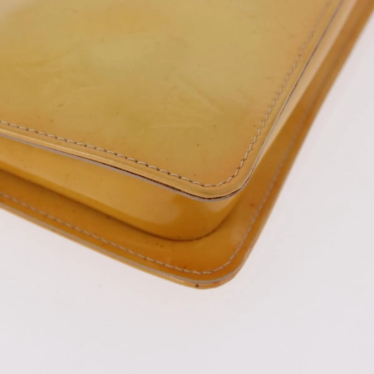 Louis Vuitton Lexington Pochette Patent Leather, Beige, Patent Leather, Clutch