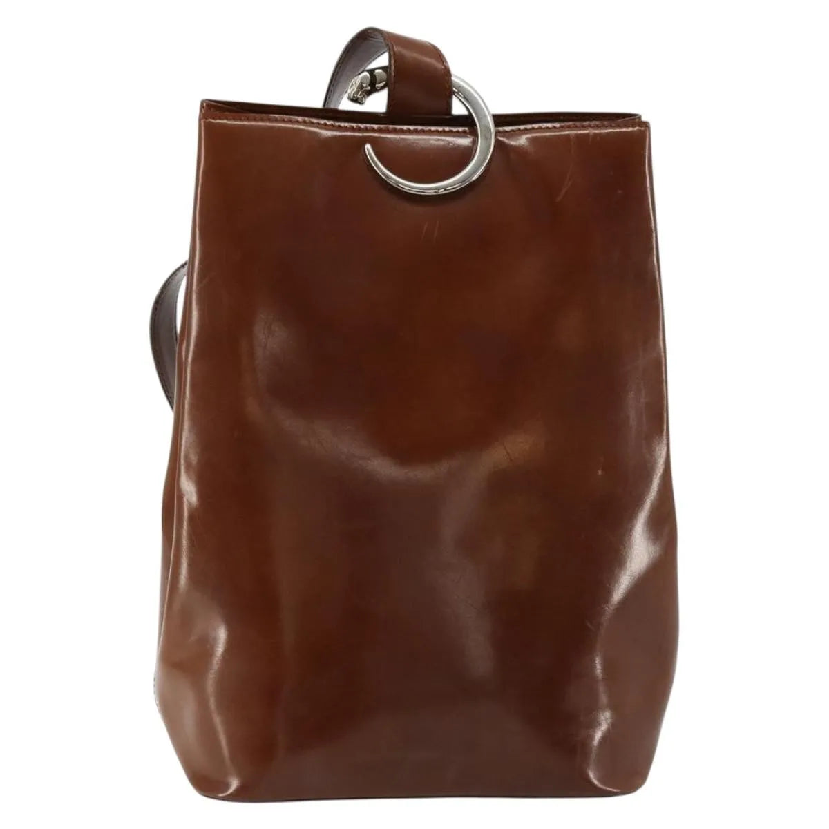 cartier Panthère Shoulder Patent leather, Brown, Patent Leather, Shoulder Bag