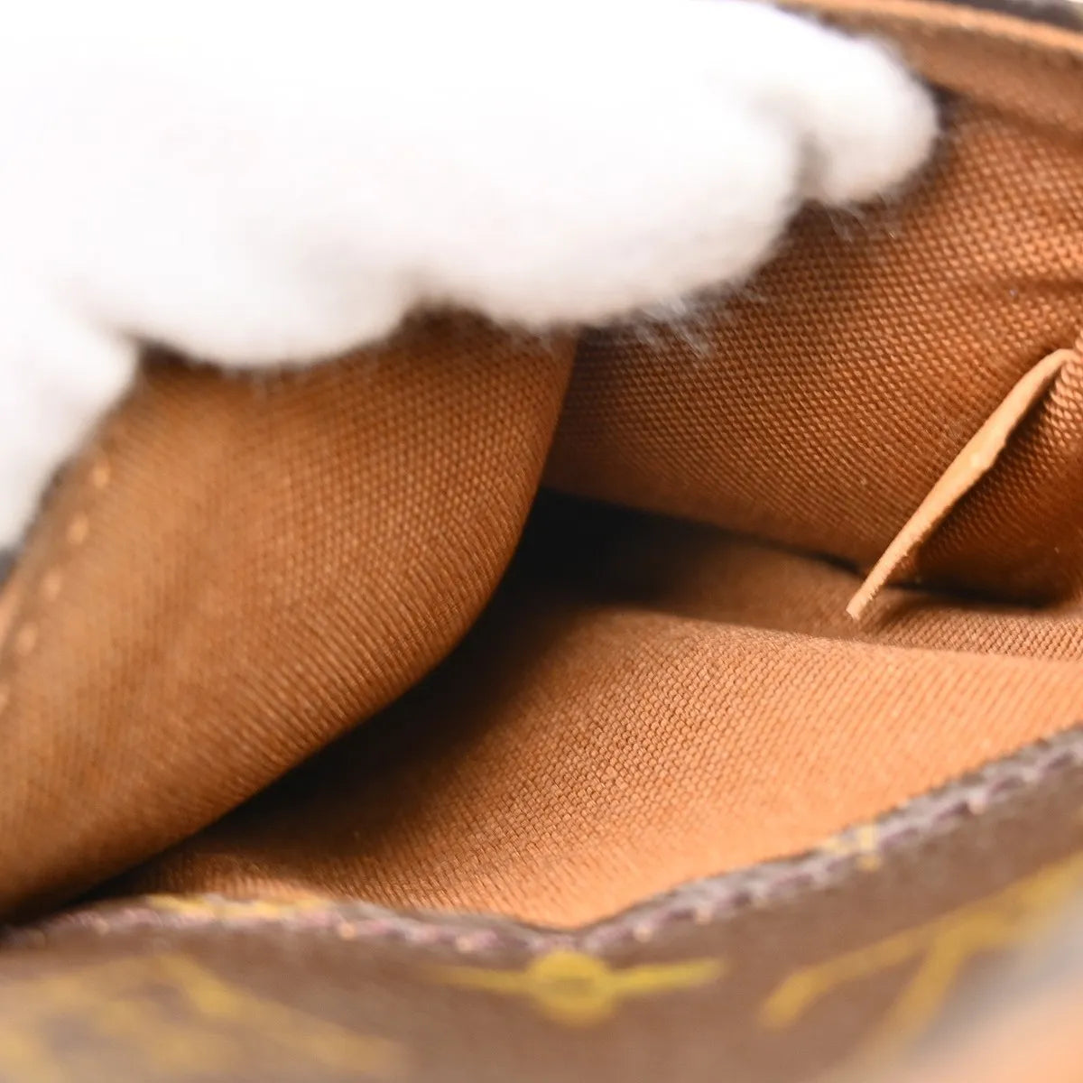 Louis Vuitton Pochette Gange Monogram Canvas, Brown, Canvas, Clutch