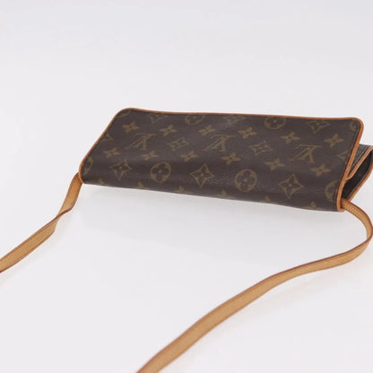 Louis Vuitton Twin Monogram Canvas, Brown, Canvas, Clutch