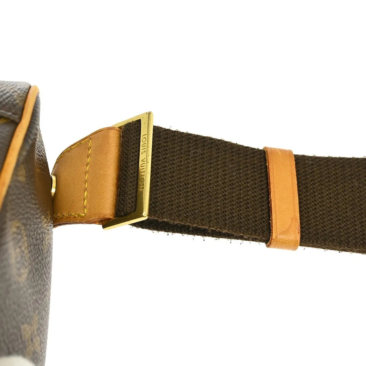Louis Vuitton Pochette Gange Monogram Canvas, Brown, Canvas, Clutch
