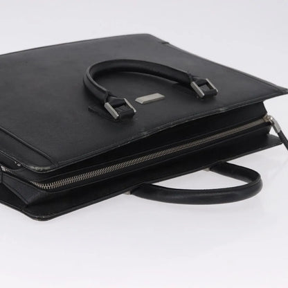 Burberry BUSINESS BLACK LEATHER, Black, Leather, Briefcase