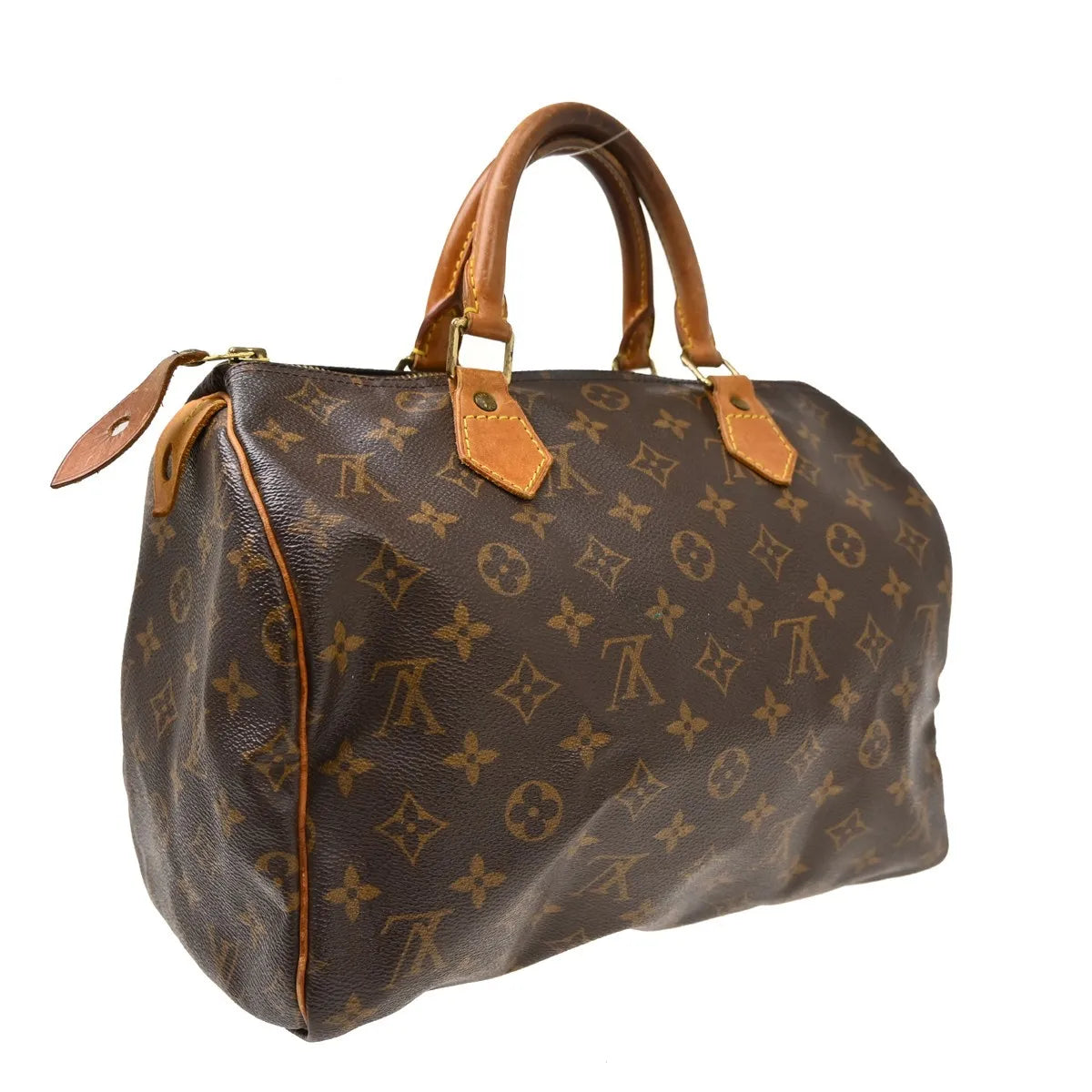 Louis Vuitton Speedy Monogram Canvas, Brown, Canvas, Handbag