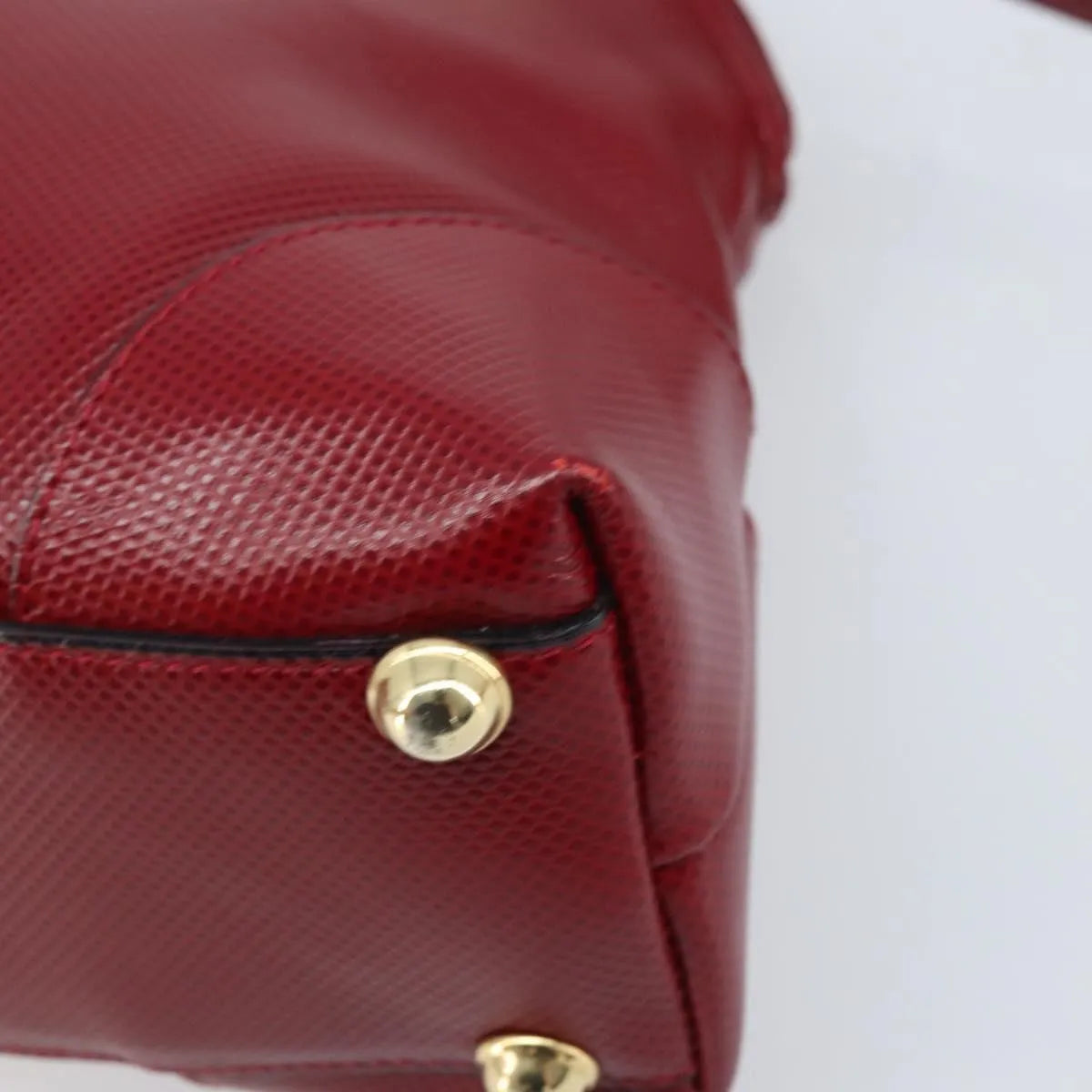 Bottega Veneta Vintage Leather, Red, Leather, Handbag