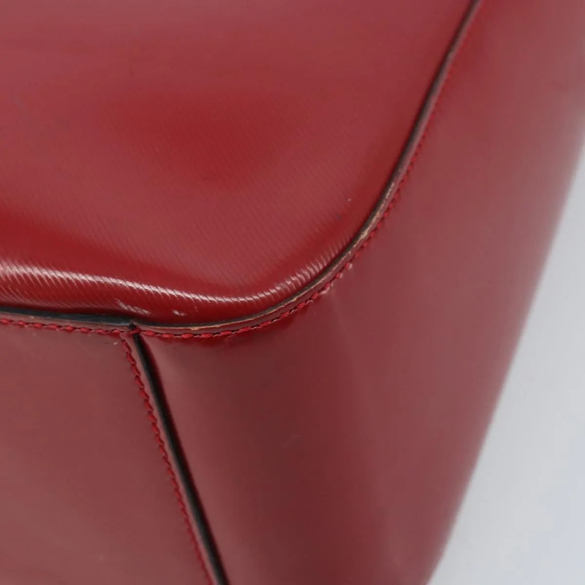 Celine vintage Leather, Red, Leather, Handbag