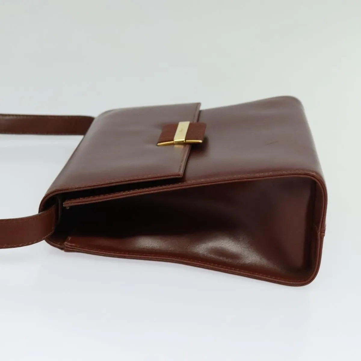 Salvatore Ferragamo Vintage Leather, Brown, Leather, Shoulder Bag
