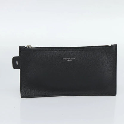 Saint Laurent Bold Tote Leather, Black, Leather, Tote Bag