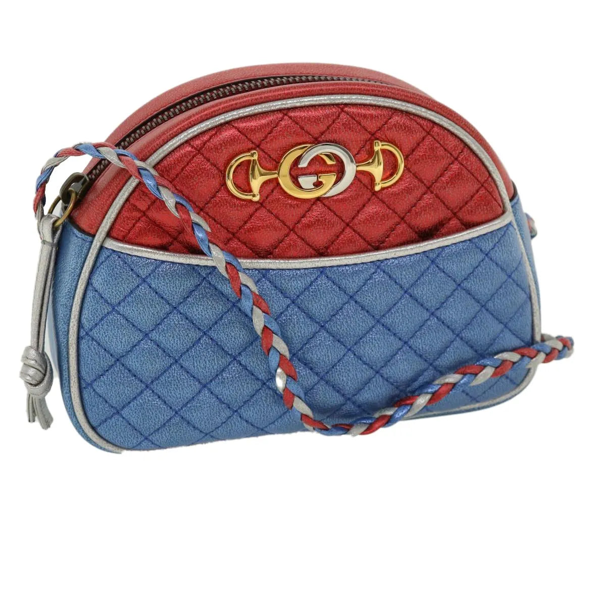 Gucci Trapuntata Camera Lambskin, Multicolour, Leather, Shoulder Bag