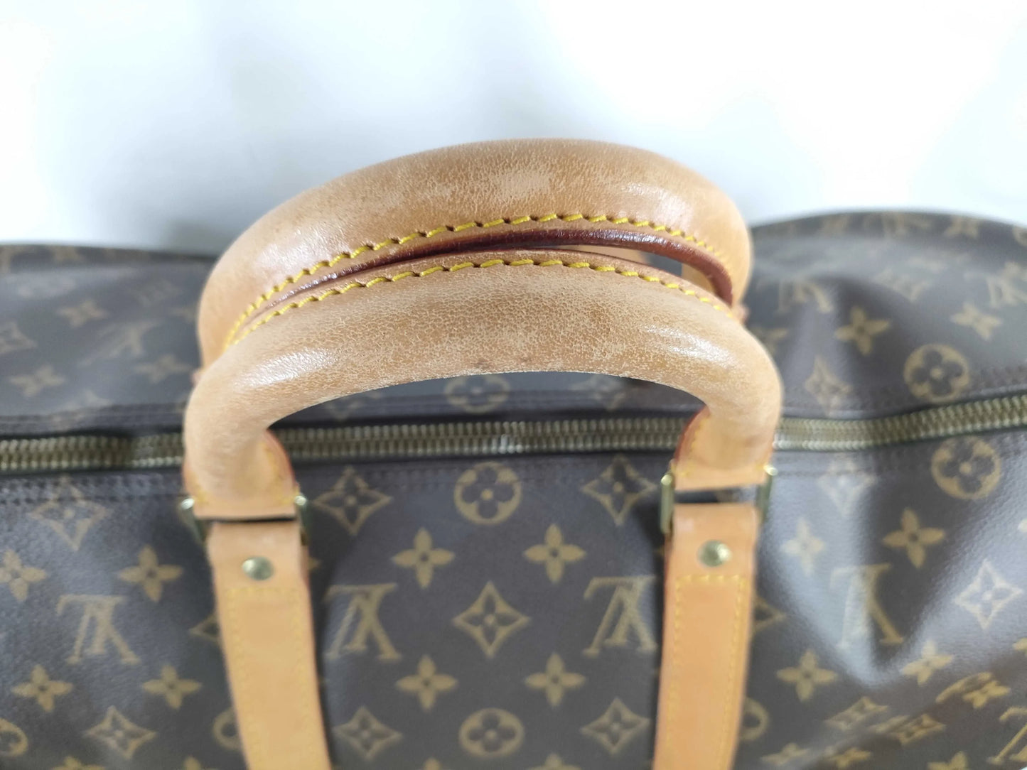 Louis Vuitton Keepall Bandouliere Monogram Canvas, Brown, Canvas, Travel Bag