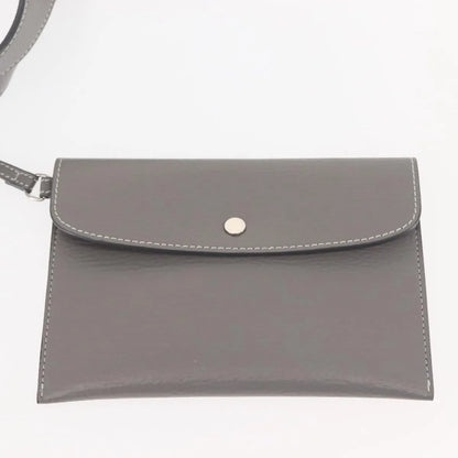 Stella McCartney Alter Tote Leather, Gray, Leather, Tote Bag