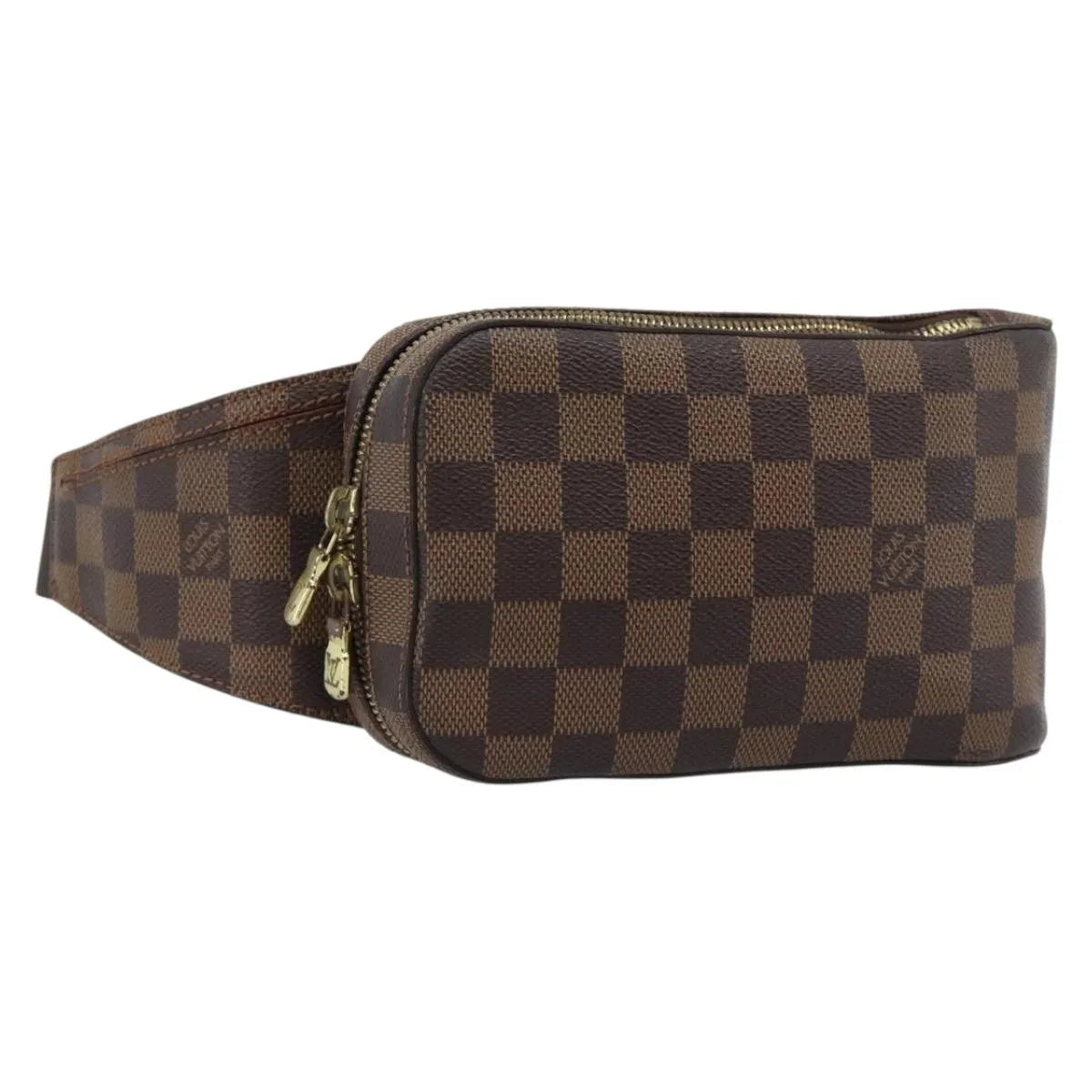 Louis Vuitton Geronimos Waist Damier, Brown, Canvas, Shoulder Bag