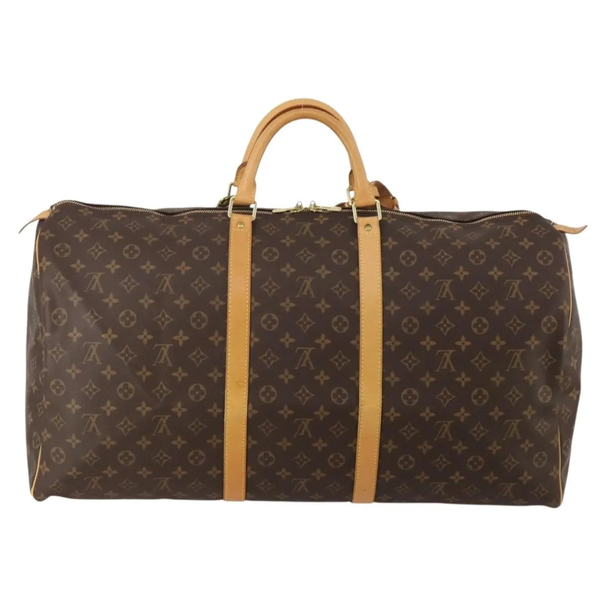Louis Vuitton Keepall Monogram Canvas, Brown, Canvas, Travel Bag