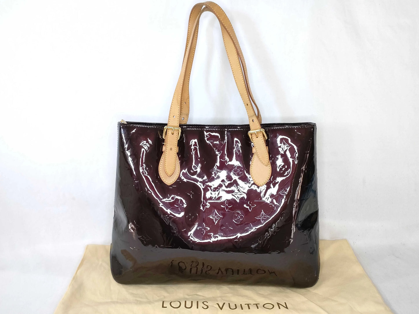 Louis Vuitton Brentwood Monogram Vernis, Other, Patent Leather, Tote Bag