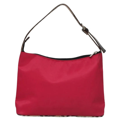 Burberry Nova Check Blue Label Nylon, Pink, Nylon, Shoulder Bag
