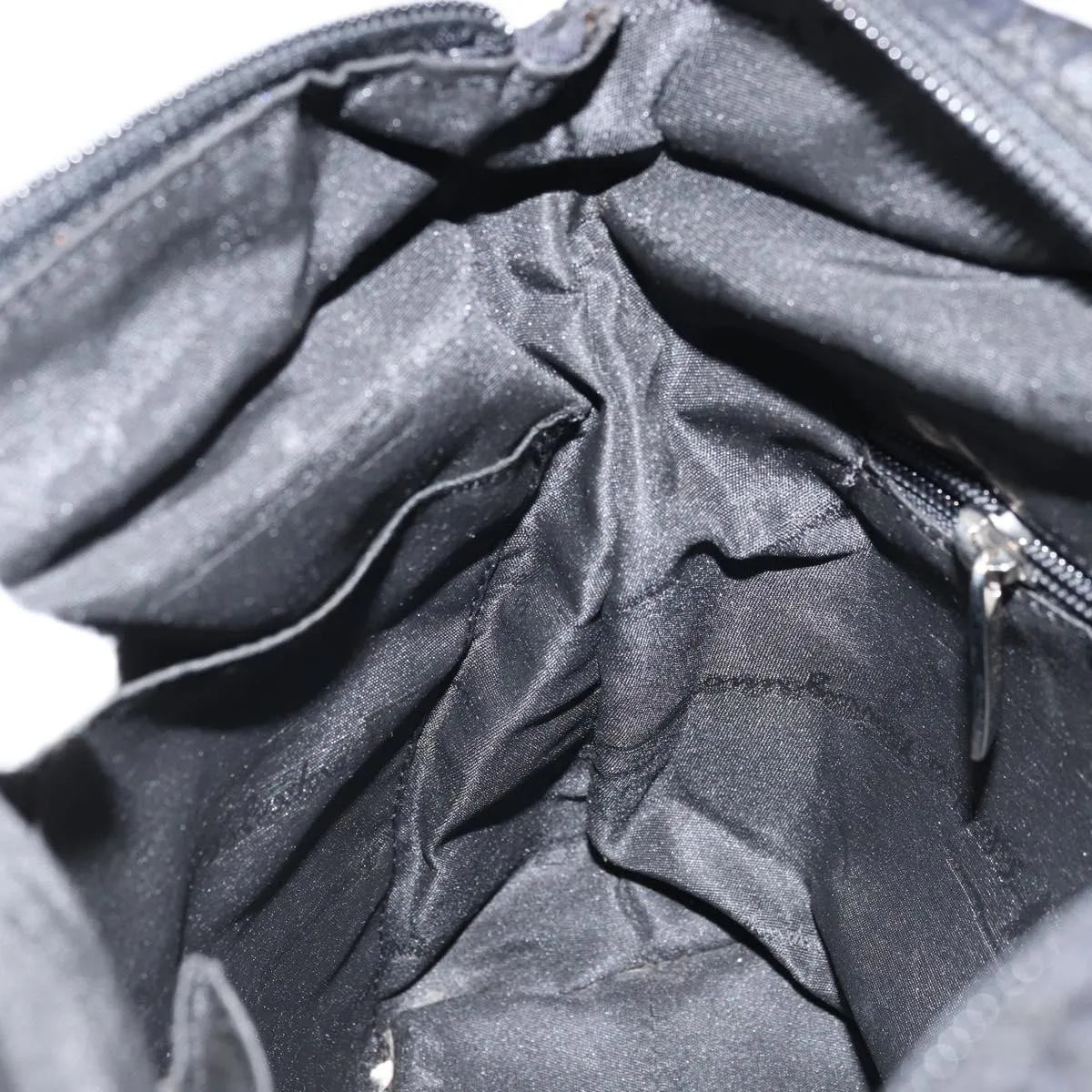 Salvatore Ferragamo Gancini Tote Gancini Canvas, Black, Nylon, Tote Bag