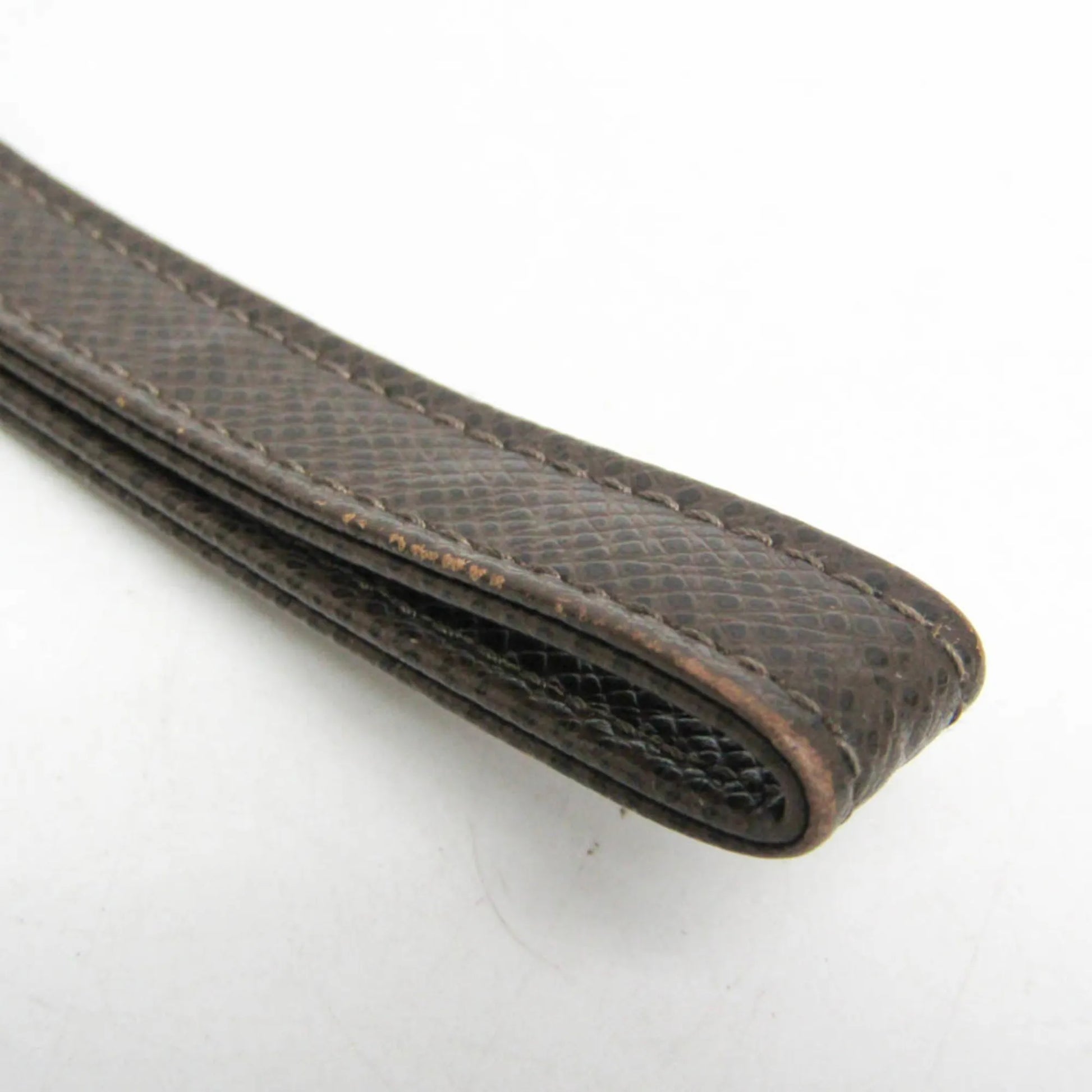 Louis Vuitton Pochette Baikal Clutch Taiga Leather, Gray, Leather, Clutch