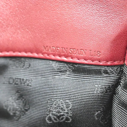 Loewe Anagram Tote Suede, Red, Suede, Tote Bag