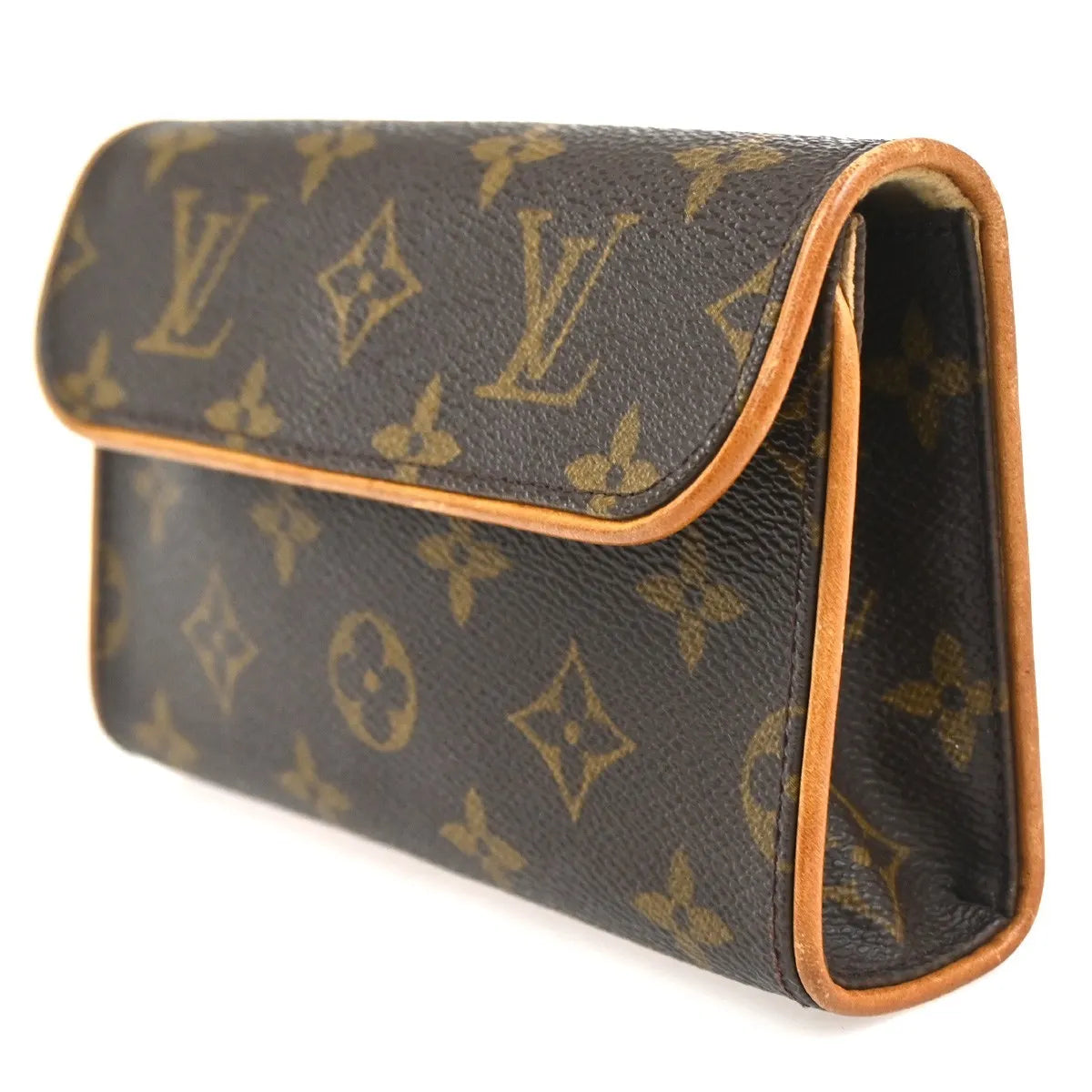 Louis Vuitton Florentine Waist Monogram Canvas, Brown, Canvas, Clutch