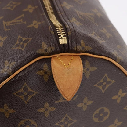 Louis Vuitton Keepall Monogram, Brown, Canvas, Travel Bag