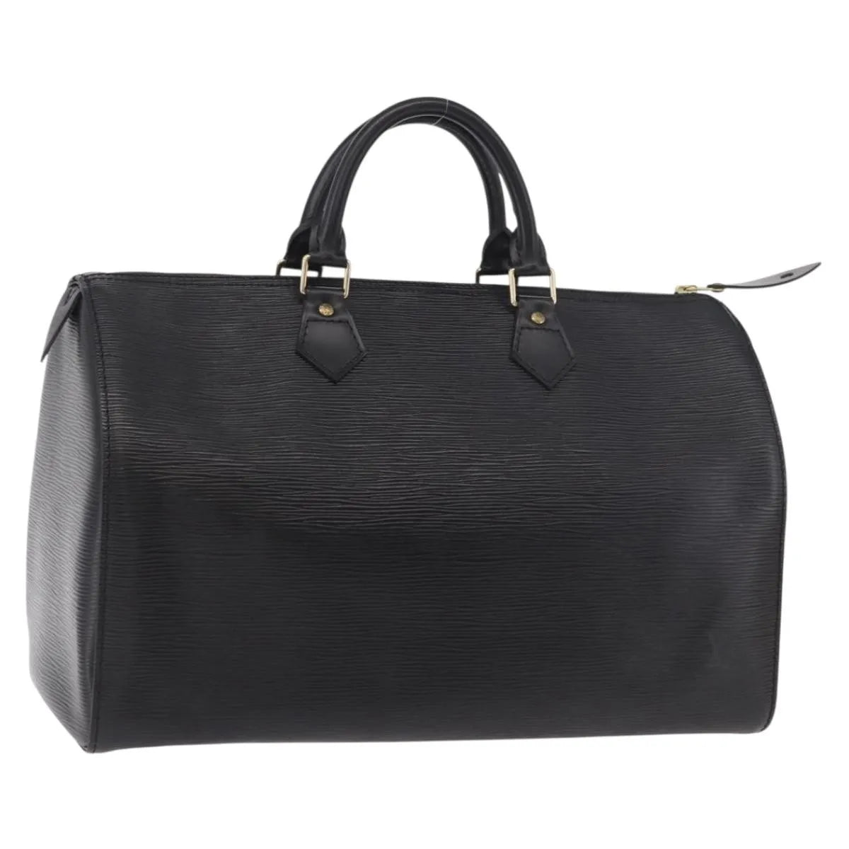 Louis Vuitton Speedy Epi Leather, Black, Leather, Handbag