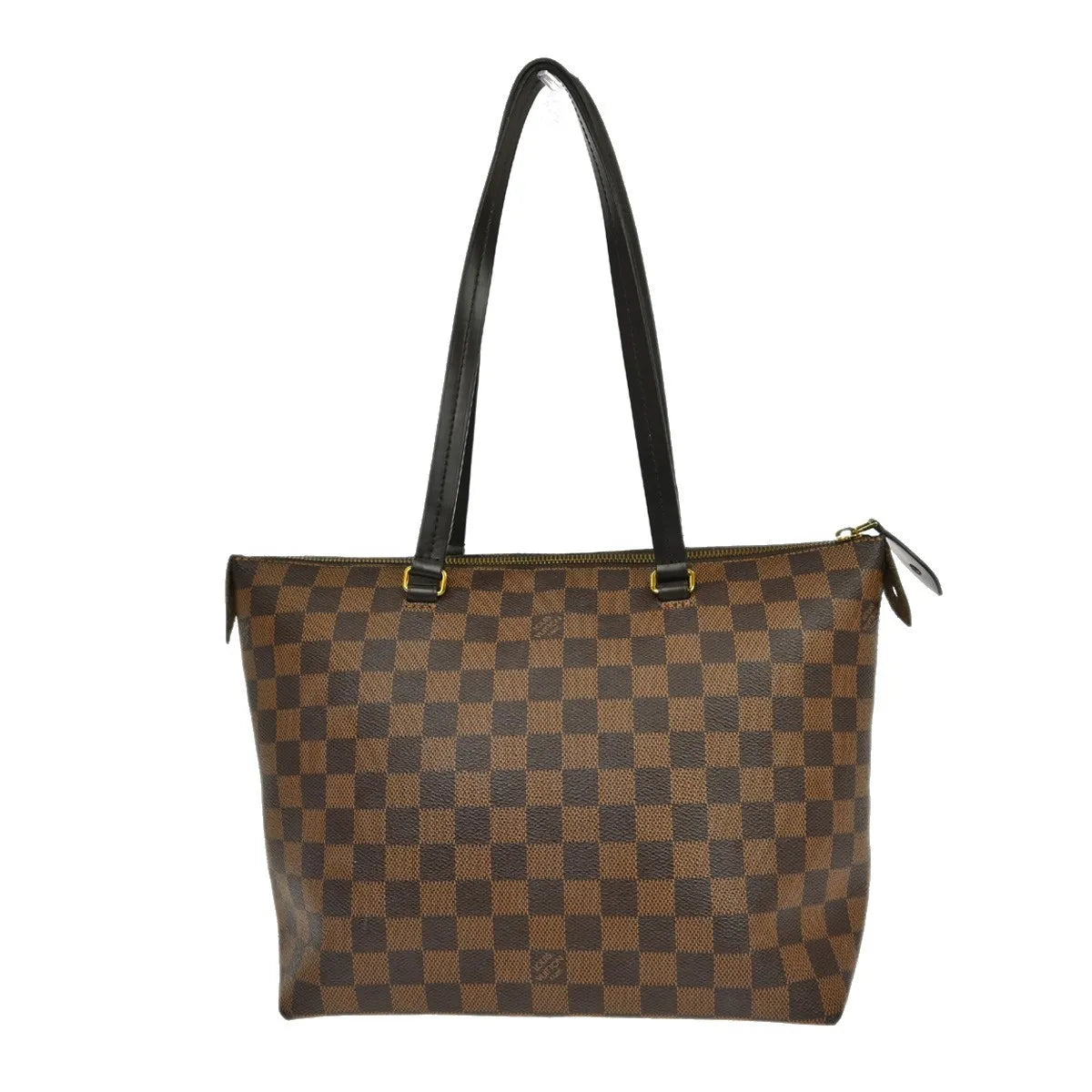 Louis Vuitton Iena Tote Damier, Brown, Canvas, Tote Bag