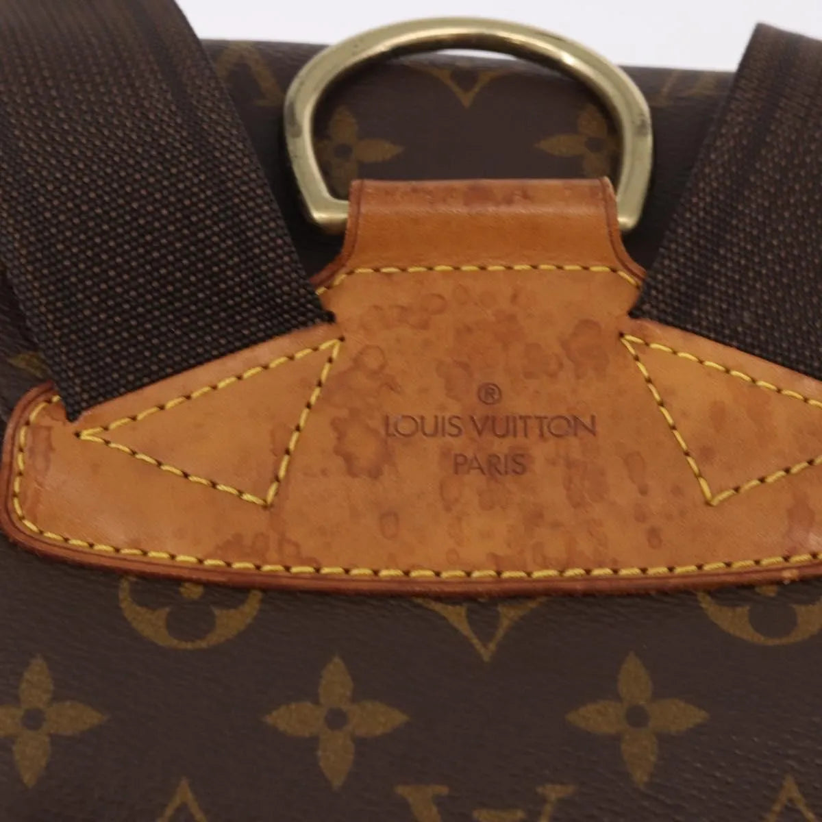 Louis Vuitton Montsouris Monogram, Brown, Canvas, Backpack