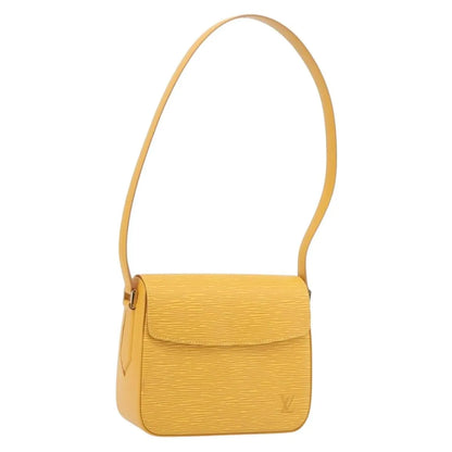 Louis Vuitton Buci Epi Leather, Yellow, Leather, Shoulder Bag