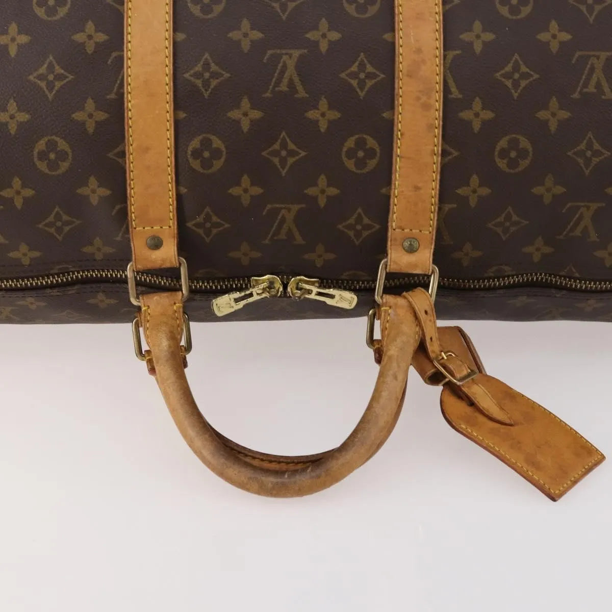 Louis Vuitton Keepall Monogram Canvas, Brown, Canvas, Travel Bag