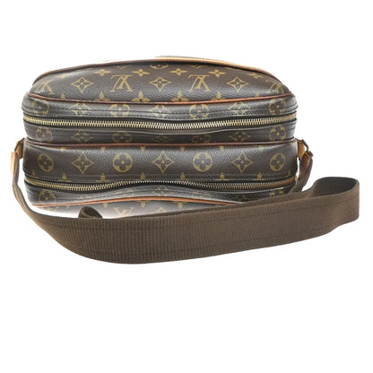 Louis Vuitton Reporter Monogram Canvas, Brown, Leather, Shoulder Bag