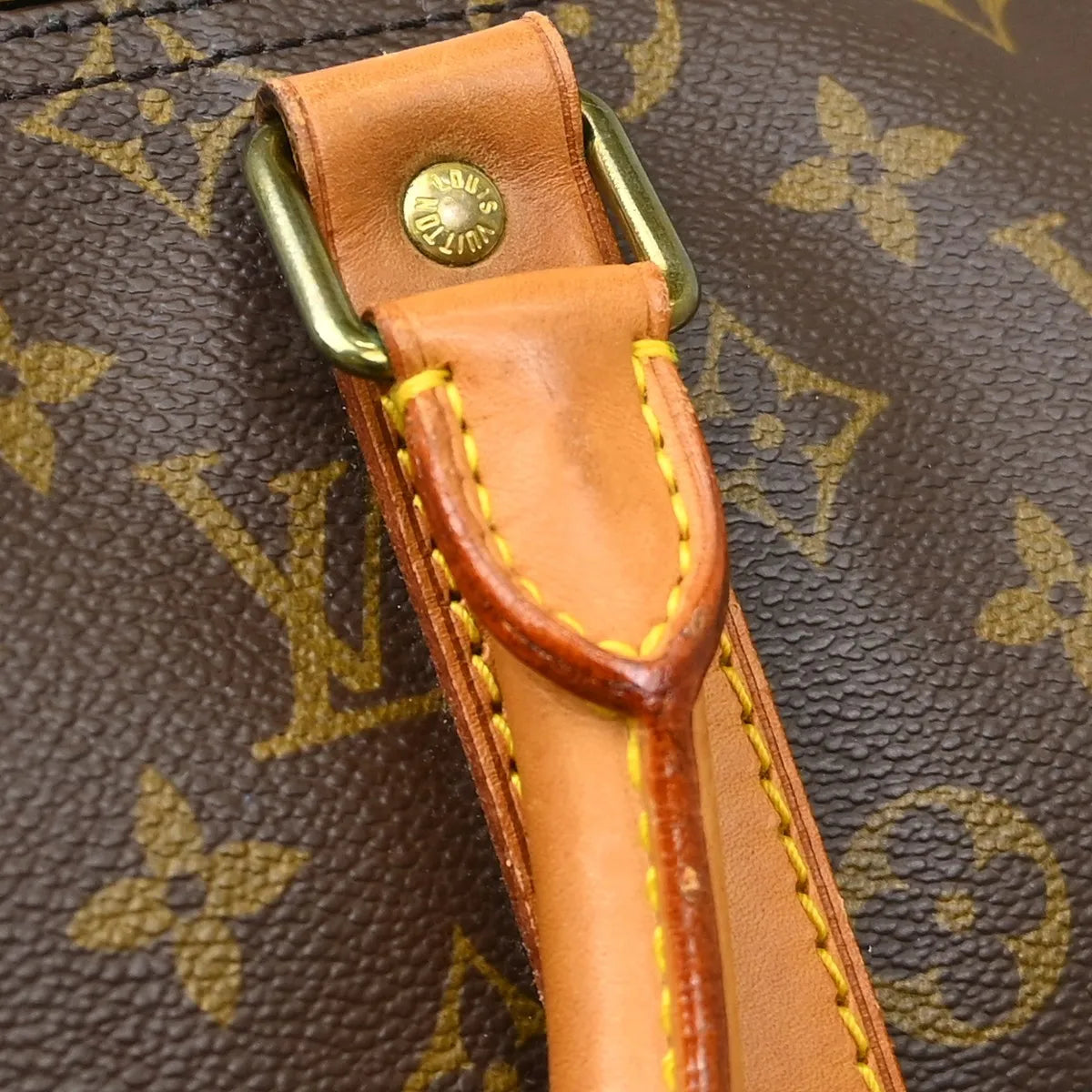 Louis Vuitton Keepall Monogram, Brown, Canvas, Travel Bag