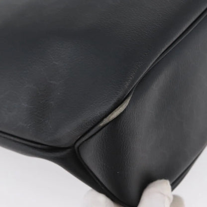 Christian Dior Vintage Honeycomb Canvas, Black, PVC, Shoulder Bag