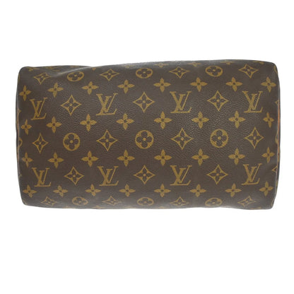Louis Vuitton Speedy Monogram Canvas, Brown, Canvas, Handbag