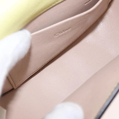 Chloe Nile Leather, Yellow, Leather, Handbag