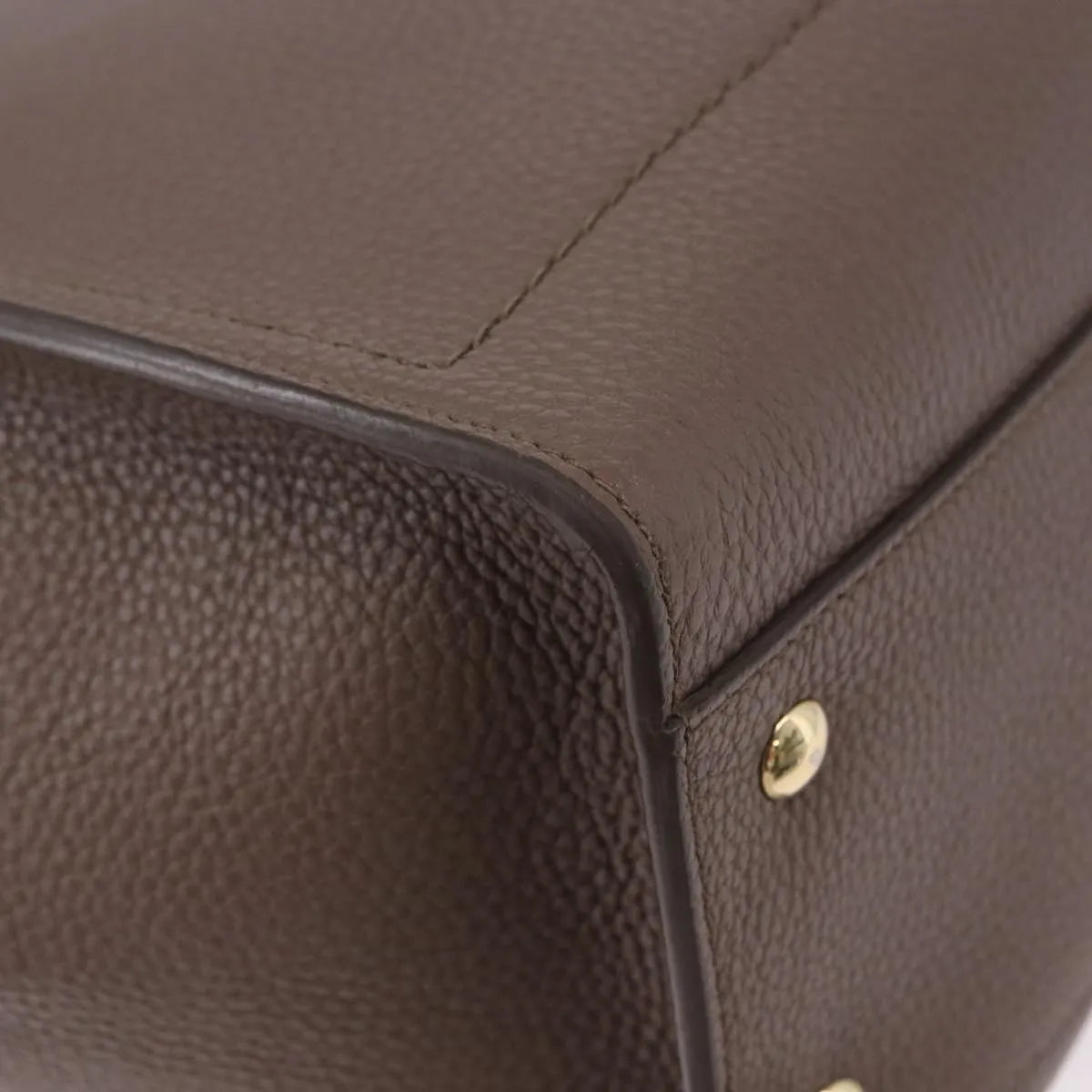 Salvatore Ferragamo Amy Tote Pebbled Leather, Beige, Leather, Tote Bag