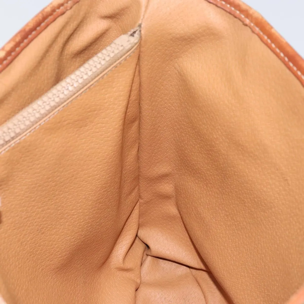 Celine Vintage Macadam Shopper Tote Canvas and Leather, Brown, Canvas, Tote Bag