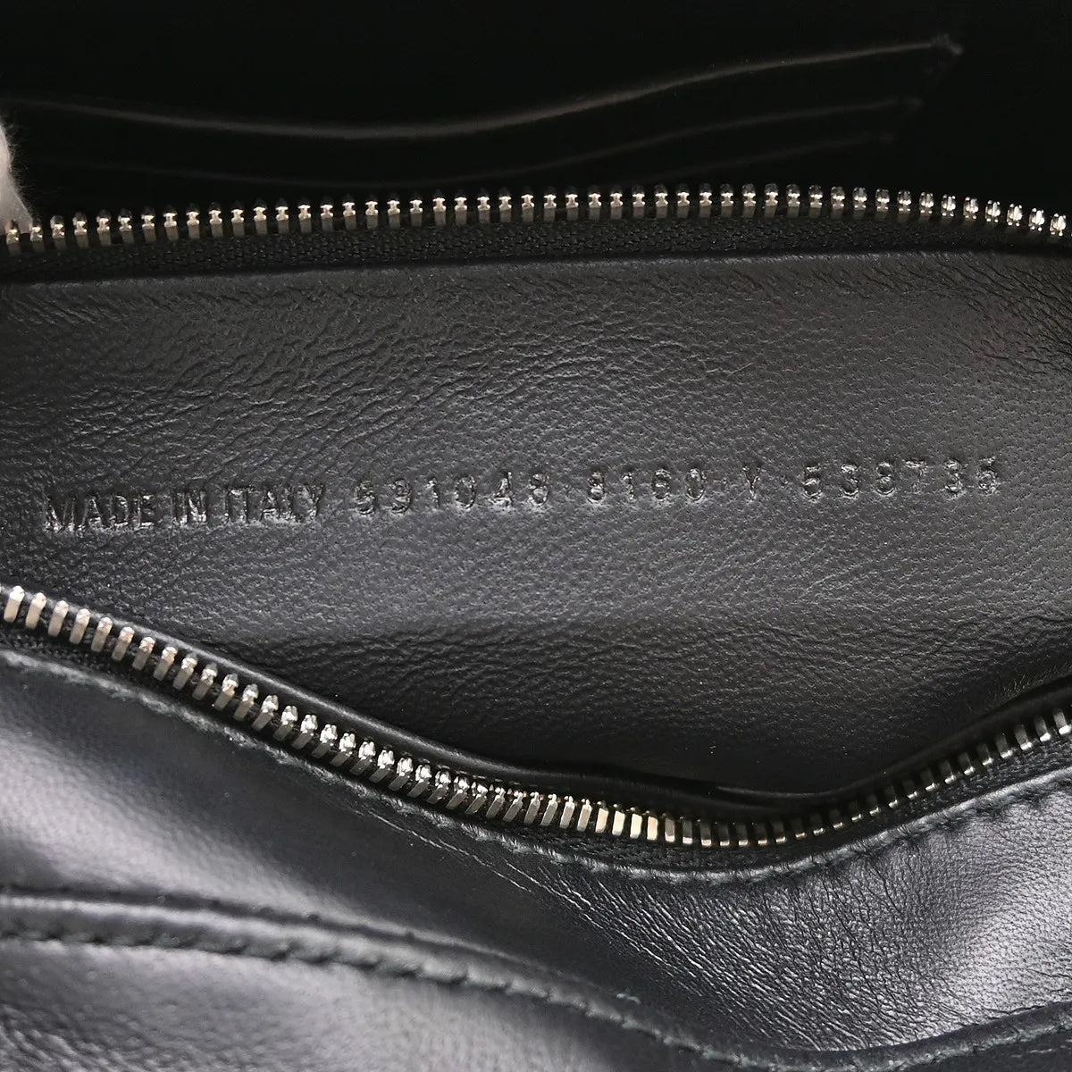 Balenciaga Triangle Leather, Silver, Leather, Handbag