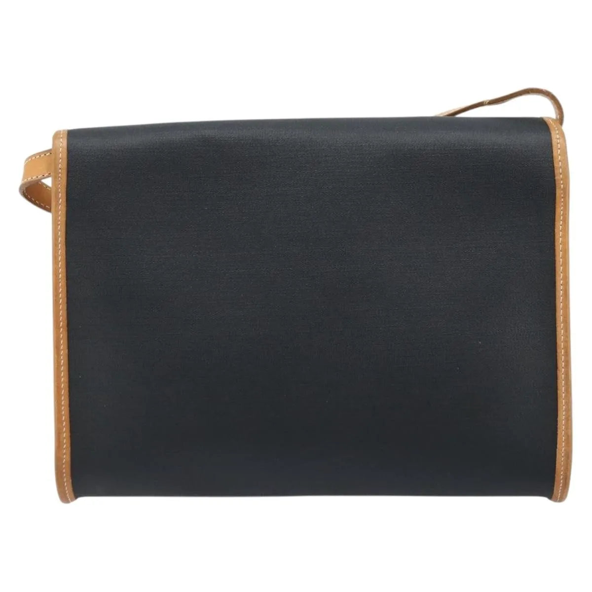 Christian Dior CD Shoulder bag Canvas and Leather, Black, Canvas, Shoulder Bag