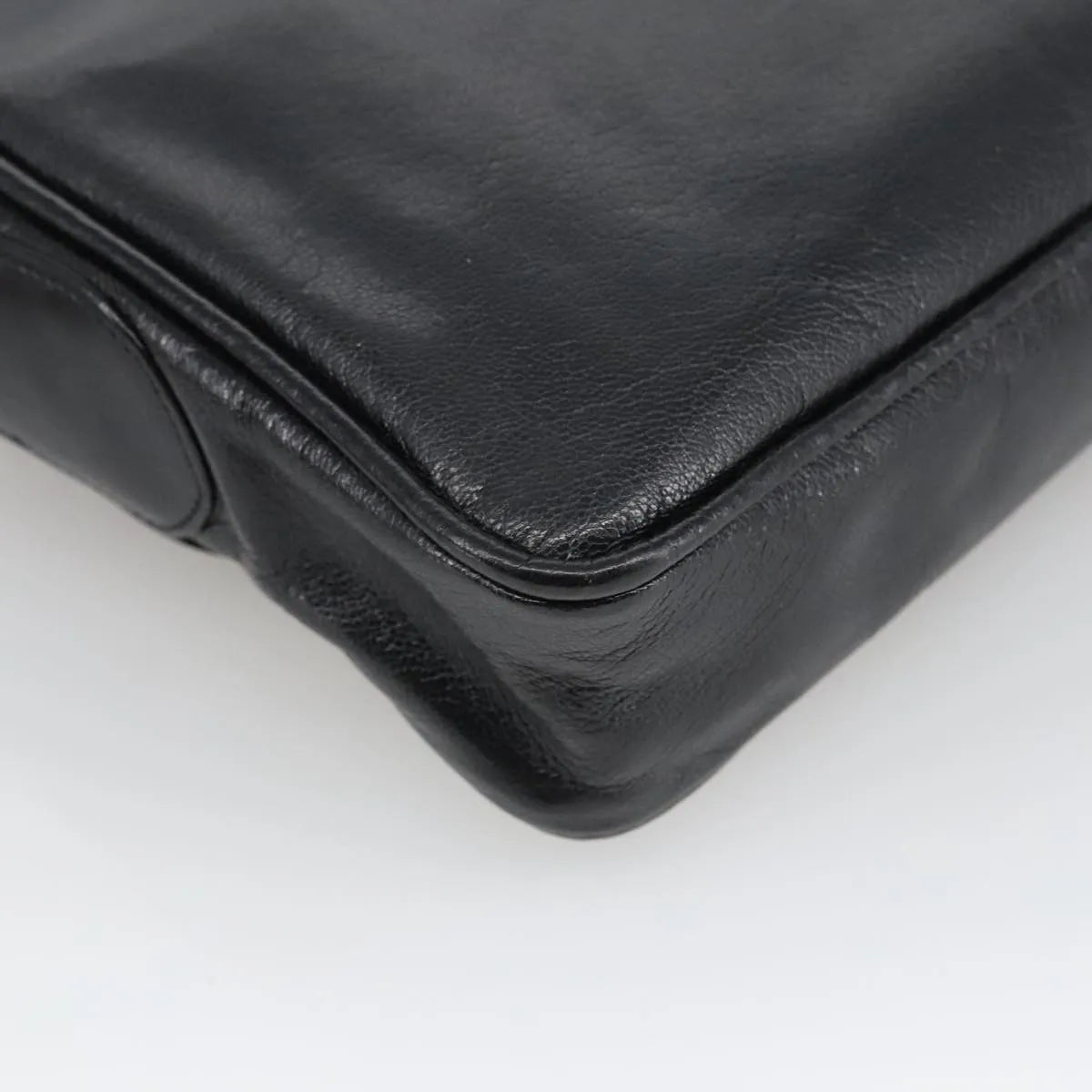 Celine Vintage Leather, Black, Leather, Shoulder Bag