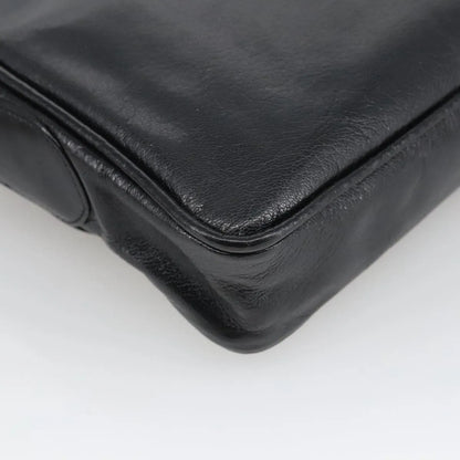 Celine Vintage Leather, Black, Leather, Shoulder Bag