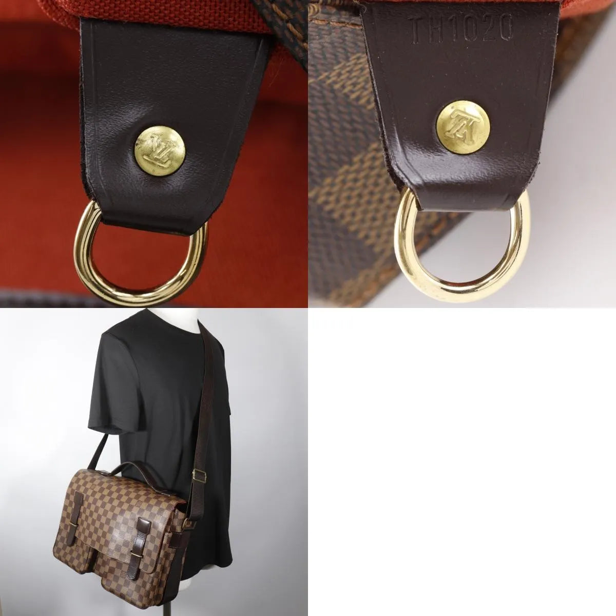 Louis Vuitton Broadway Damier, Brown, Canvas, Shoulder Bag
