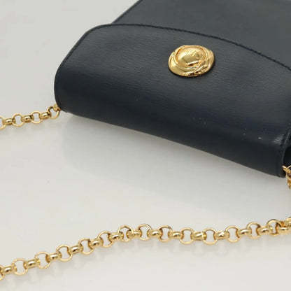 Chloe Vintage Leather, Navy, Leather, Shoulder Bag