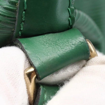 Louis Vuitton Petit Noe Epi Leather, Green, Leather, Shoulder Bag